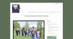 Desktop Screenshot of cochrane-environment.org
